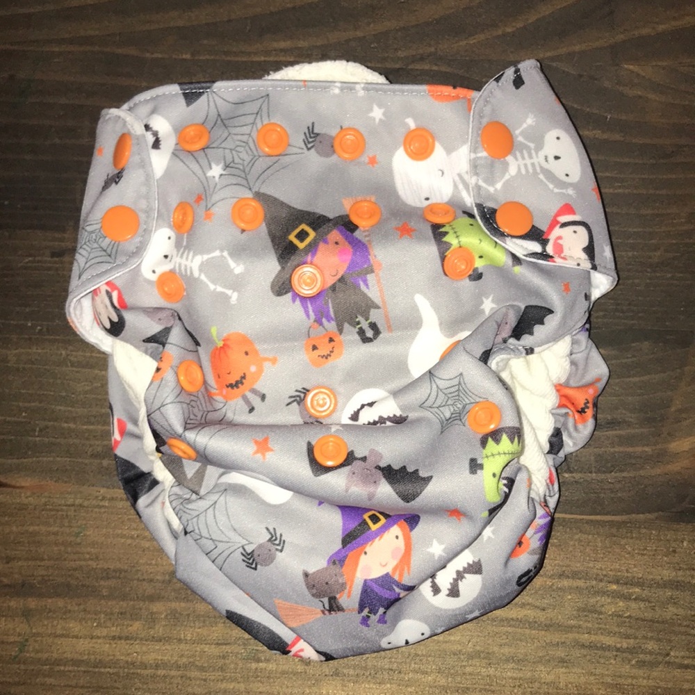 All-in-one Cloth Diaper - Halloween Print